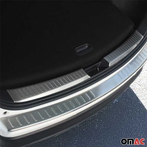 Mazda CX-5 Trunk Sill Cover - Omac - S. Steel - Gloss Silver - 2013-2016